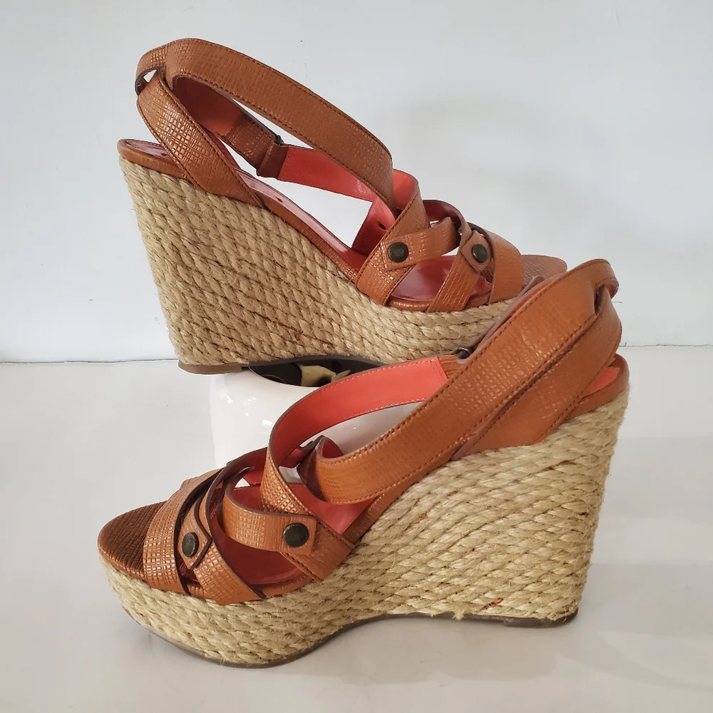 VIA SPIGA 8.5 Karla Wedge Sandals Wedge 4.75